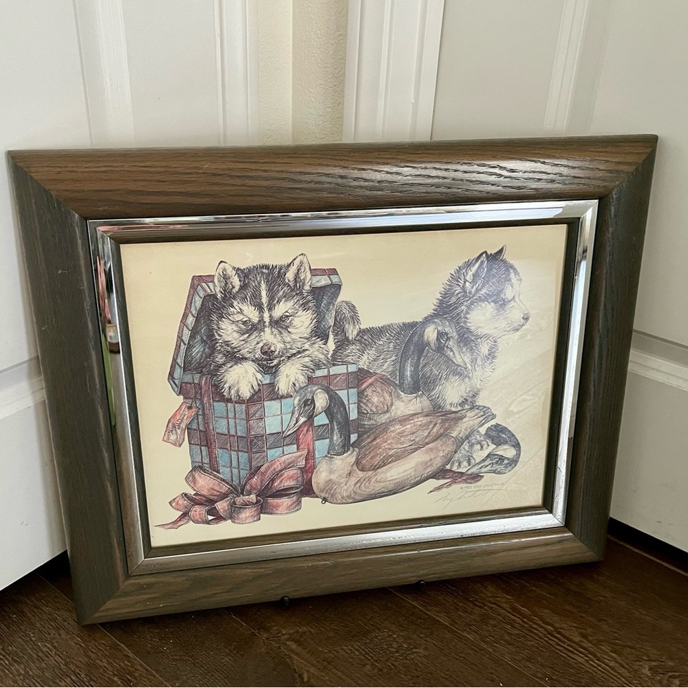 1983 Framed Doug Lindstrand Alaska Print Signed Limited Edition 17/22 Inch - Picture 9 of 12